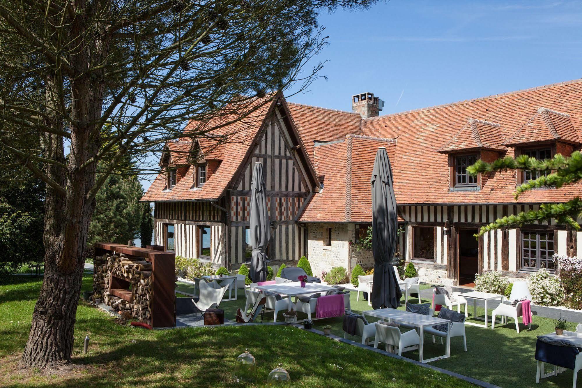 La Chaumiere Hotel Honfleur Bagian luar foto