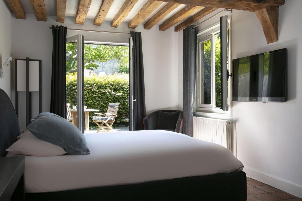 La Chaumiere Hotel Honfleur Bagian luar foto