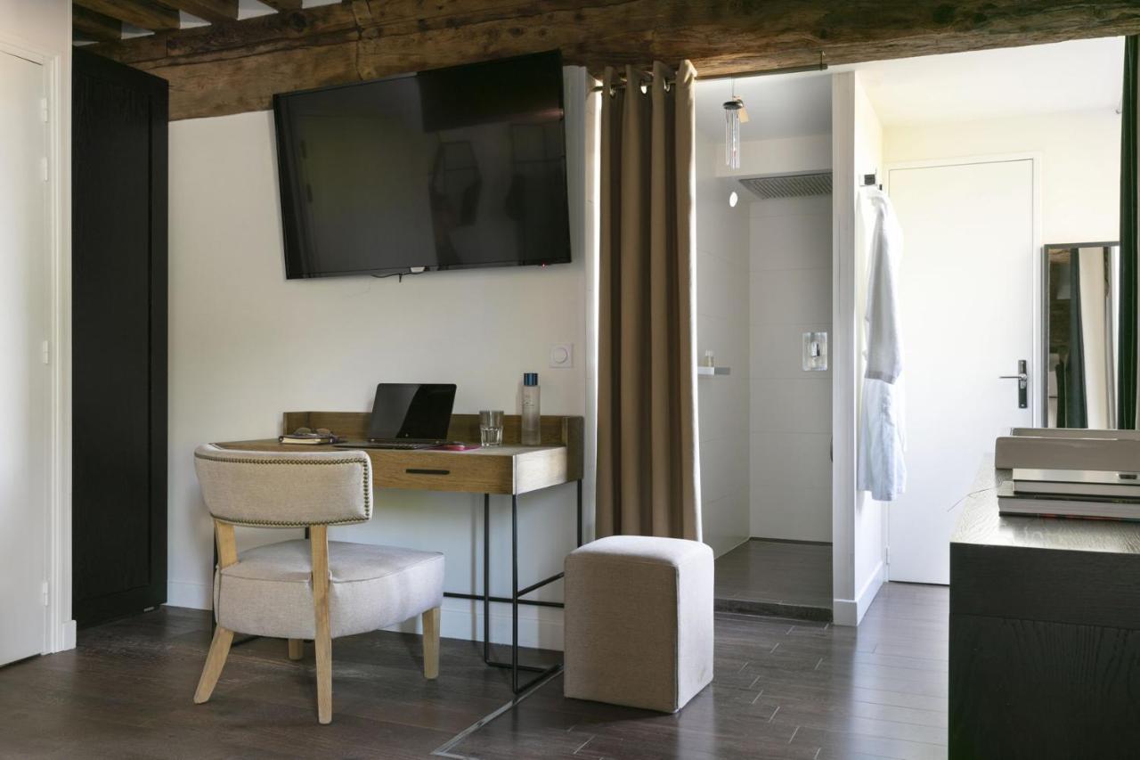 La Chaumiere Hotel Honfleur Bagian luar foto